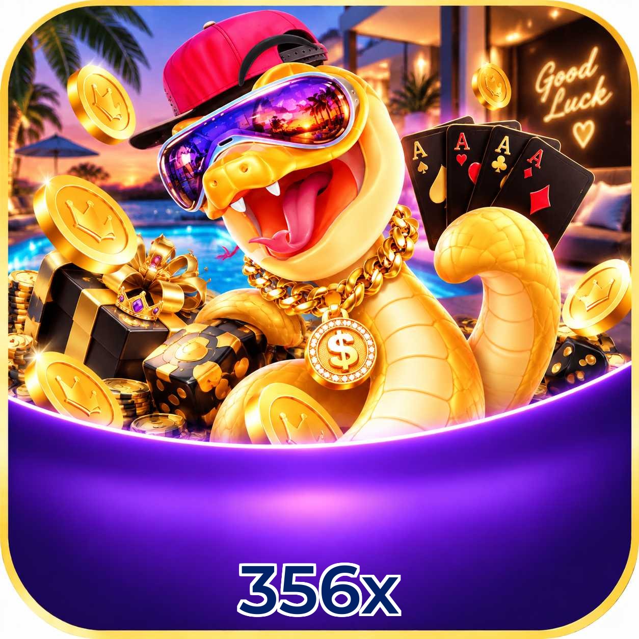 App 356x com catálogo premium, PIX e suporte 24/7