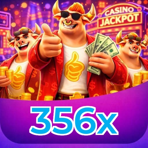 Plataforma 356x mostrando interface moderna, jogos certificados e recursos de segurança licenciados